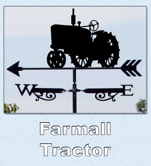 vintage tractor weathervane made in Australia from stainless steel