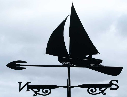 Custom Designed Couta Sailing Boat Weathervane