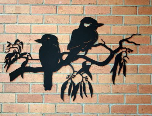 Transform Your Space with Eye-Catching Australian Kookaburras Metal Wall Art