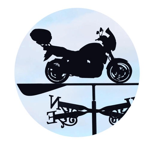 Motorcycle motorcycle weathervane